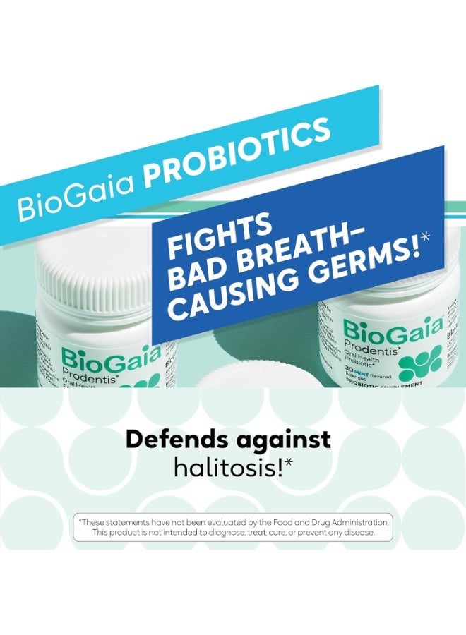 BioGaia, Prodentis®, Oral Health Probiotic, Apple, 30 Lozenges - Image 4